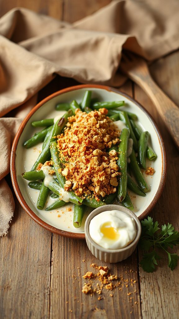 curry tahini green bean casserole curry tahini green bean casserole