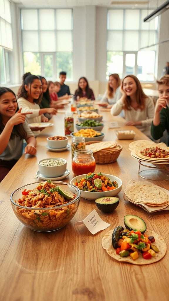 custom plant based taco bar
