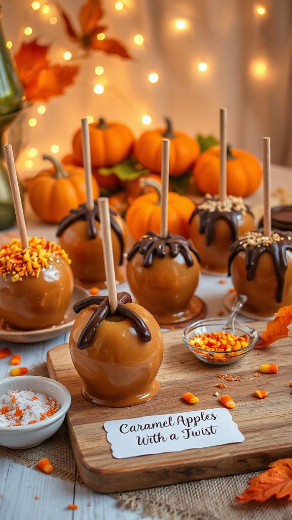 customizable caramel apple treats