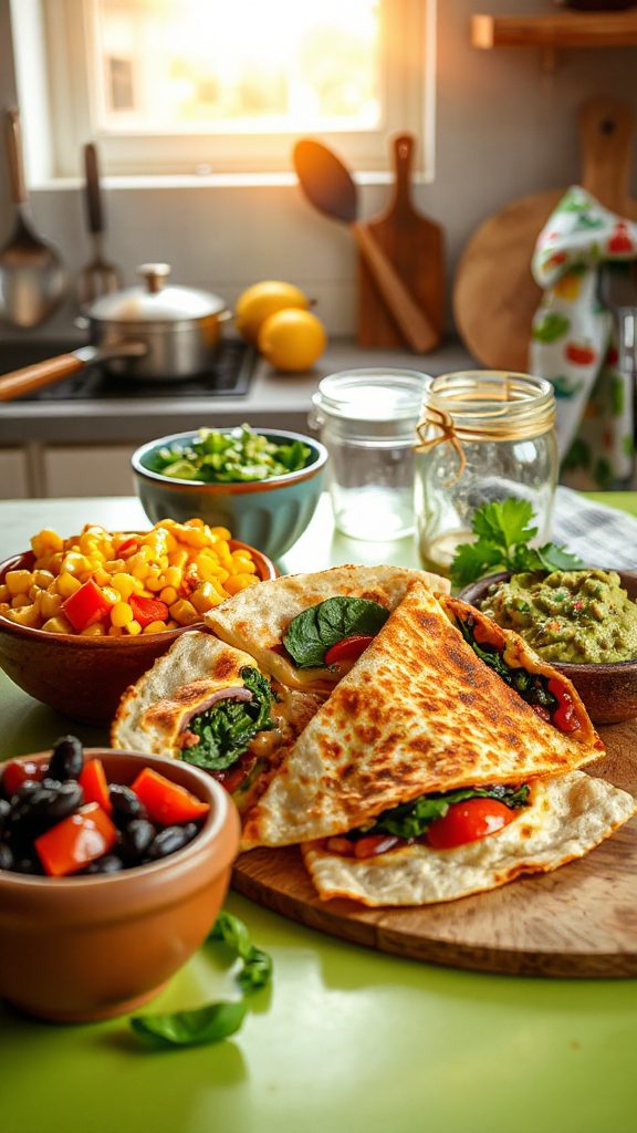 customizable cheese filled tortillas