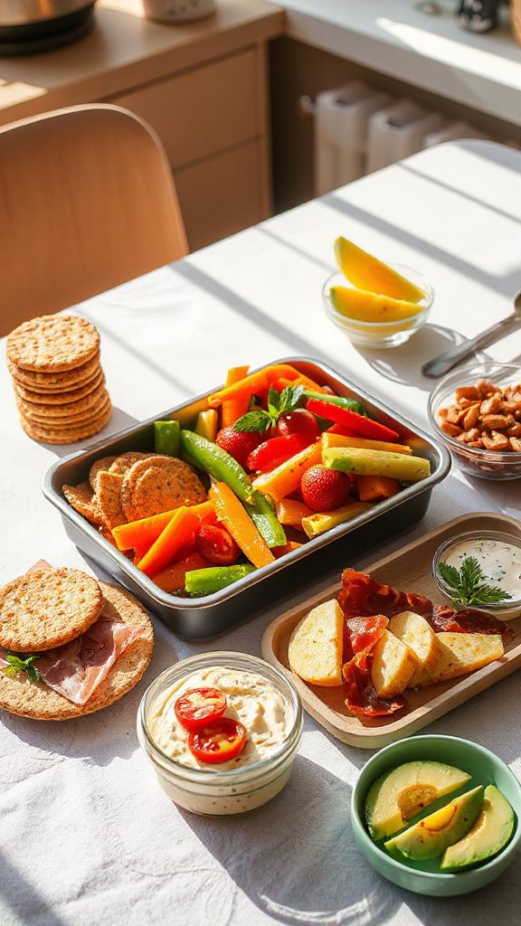 customizable diy lunchables snack