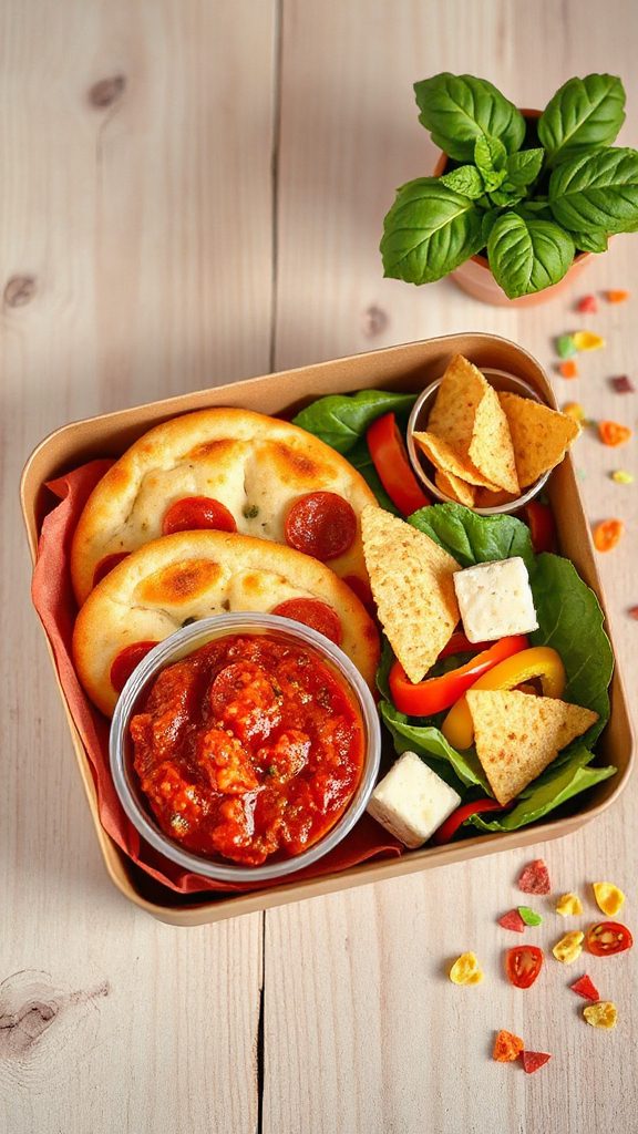 customizable gluten free pizza lunchables