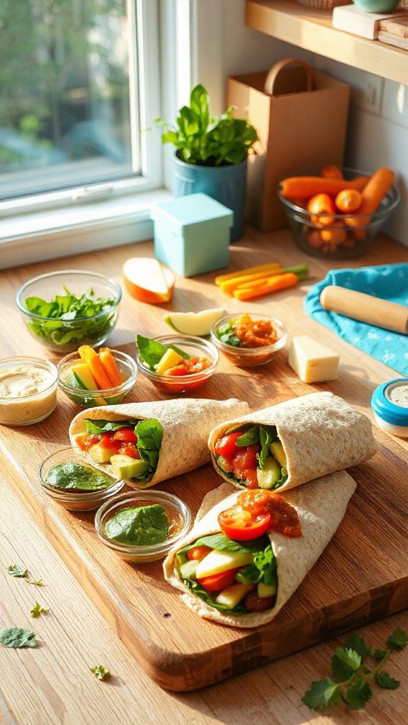 customizable kids lunch wraps