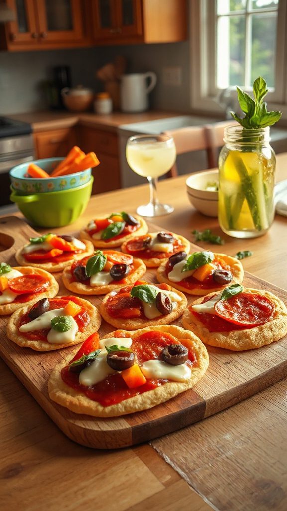 customizable mini pita pizzas customizable mini pita pizzas