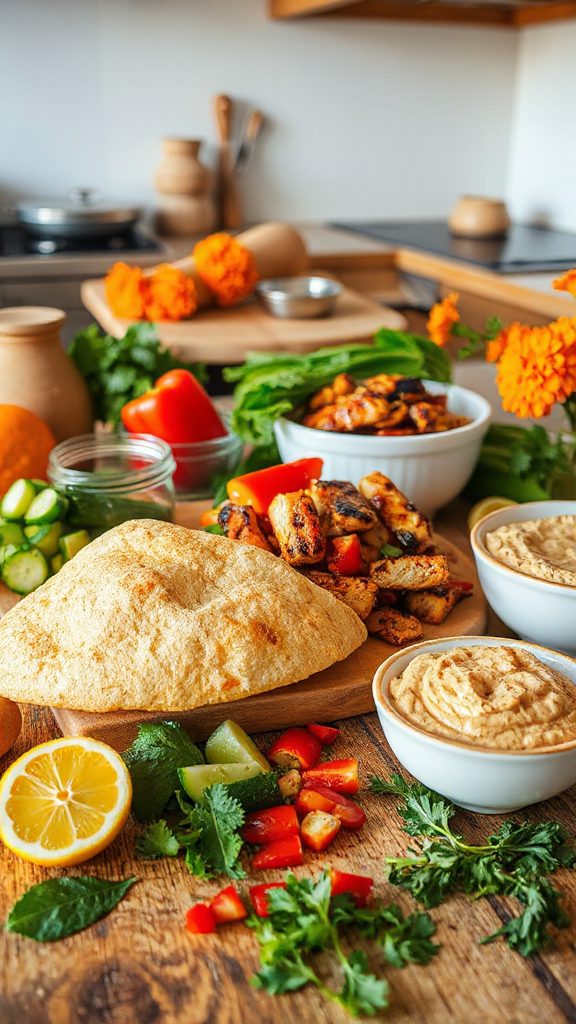 customizable stuffed pita pockets