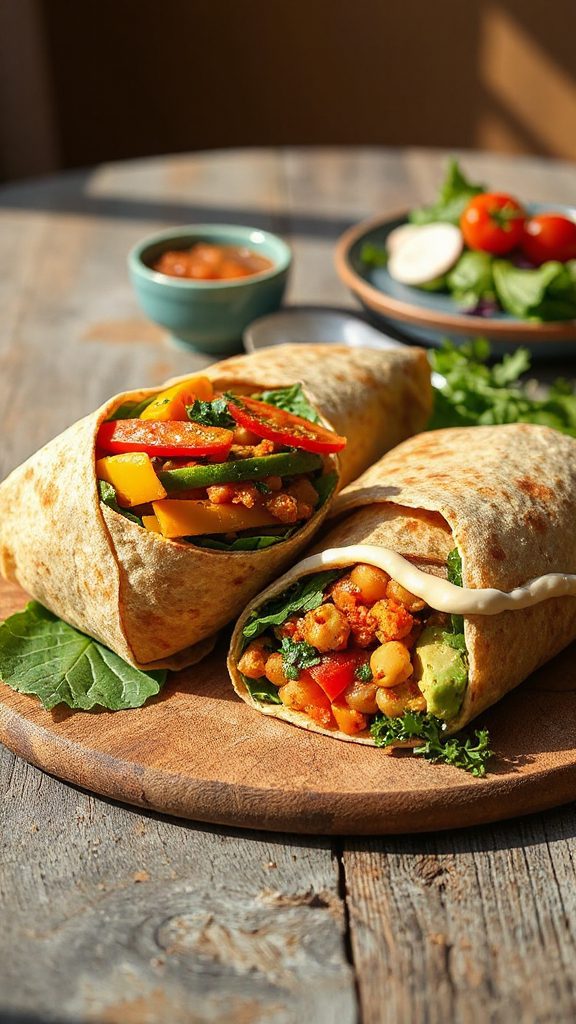 dairy free flavorful wraps recipe
