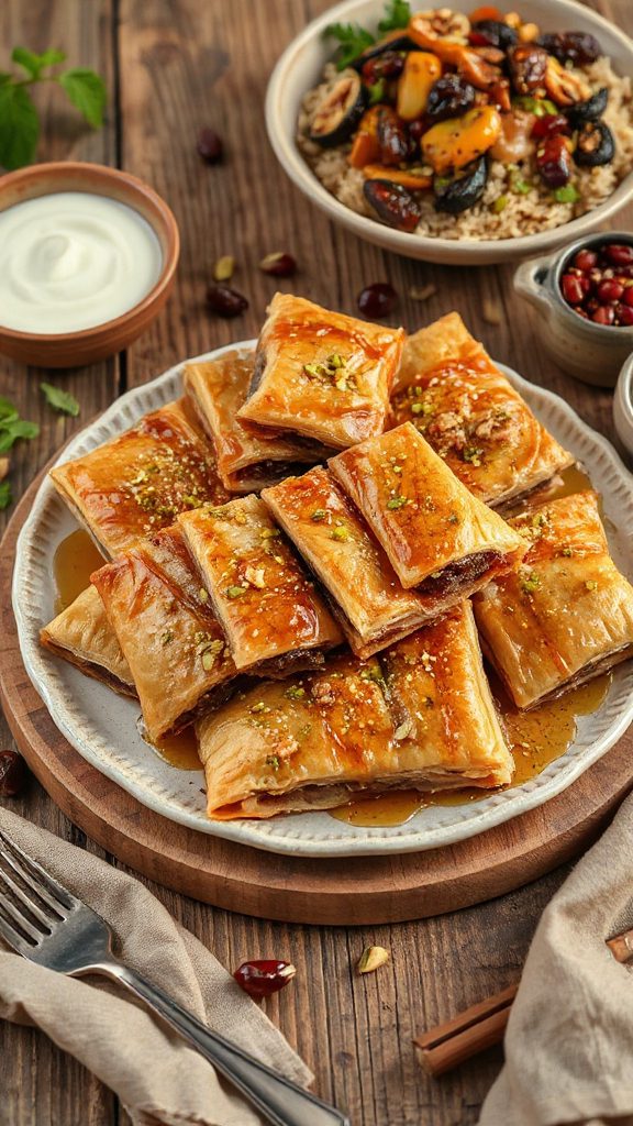 date walnut baklava delight