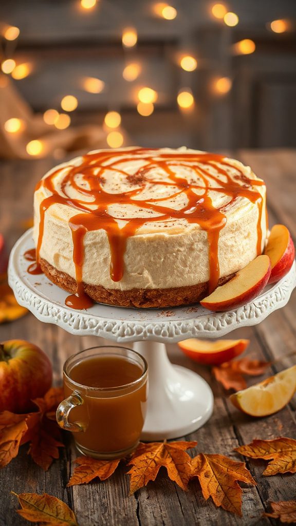 decadent caramel apple cheesecake decadent caramel apple cheesecake