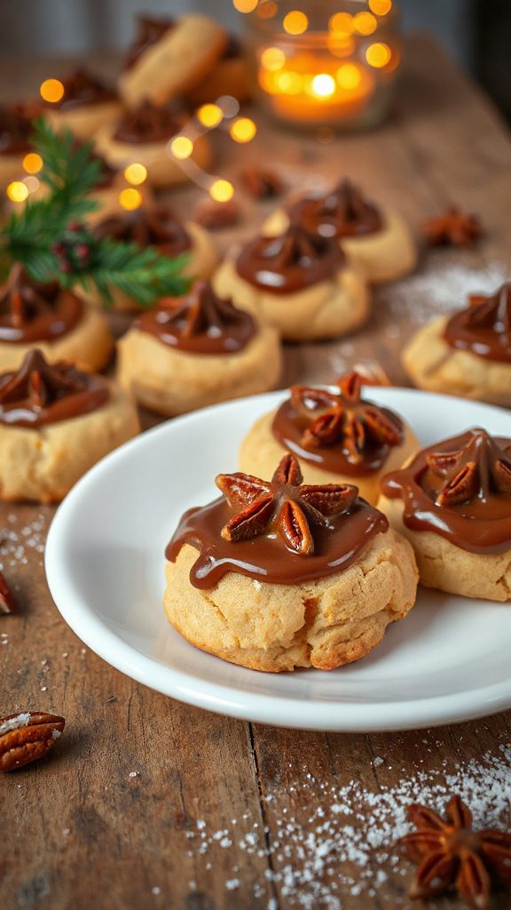 decadent caramel pecan cookies