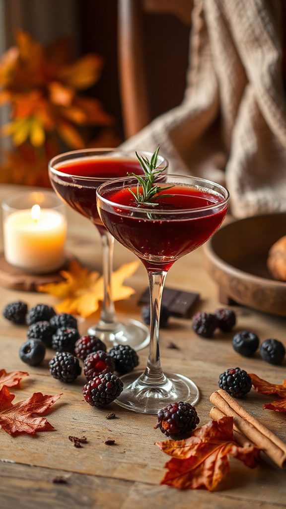 decadent chocolate bourbon cocktail