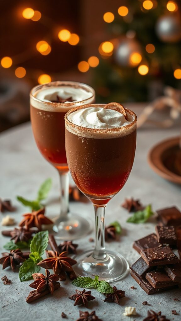 decadent chocolate cinnamon cocktail