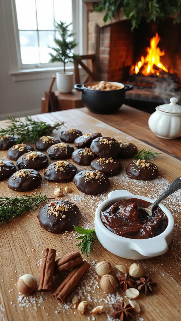 decadent chocolate hazelnut cookies