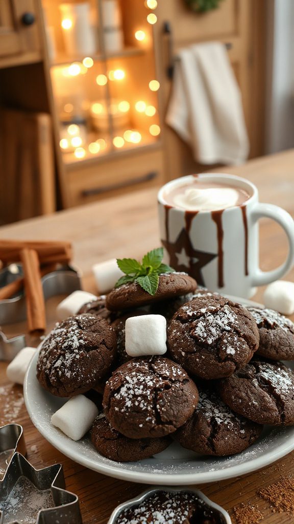 decadent chocolate holiday cookies