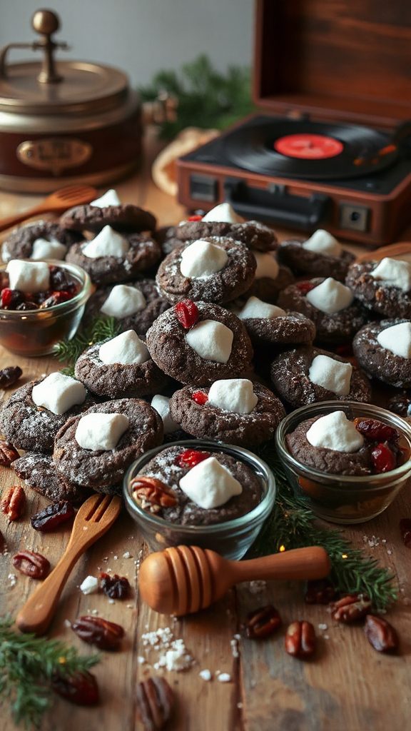 decadent chocolate marshmallow cookies