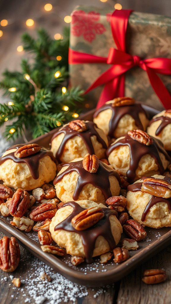 decadent coconut caramel cookies