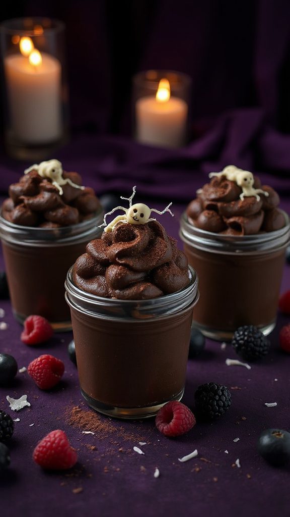 decadent dark chocolate mousse