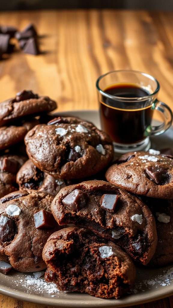 decadent espresso chocolate cookies