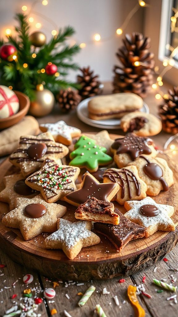 decadent fudge filled cookies