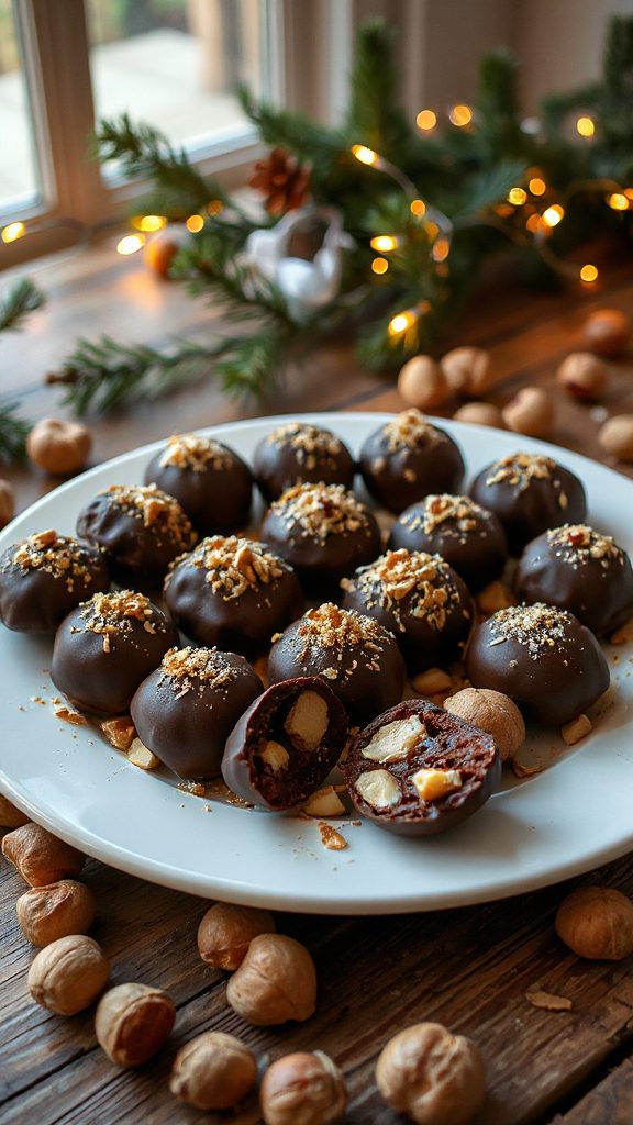 decadent hazelnut chocolate truffles decadent hazelnut chocolate truffles