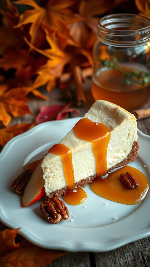 decadent maple cheesecake delight
