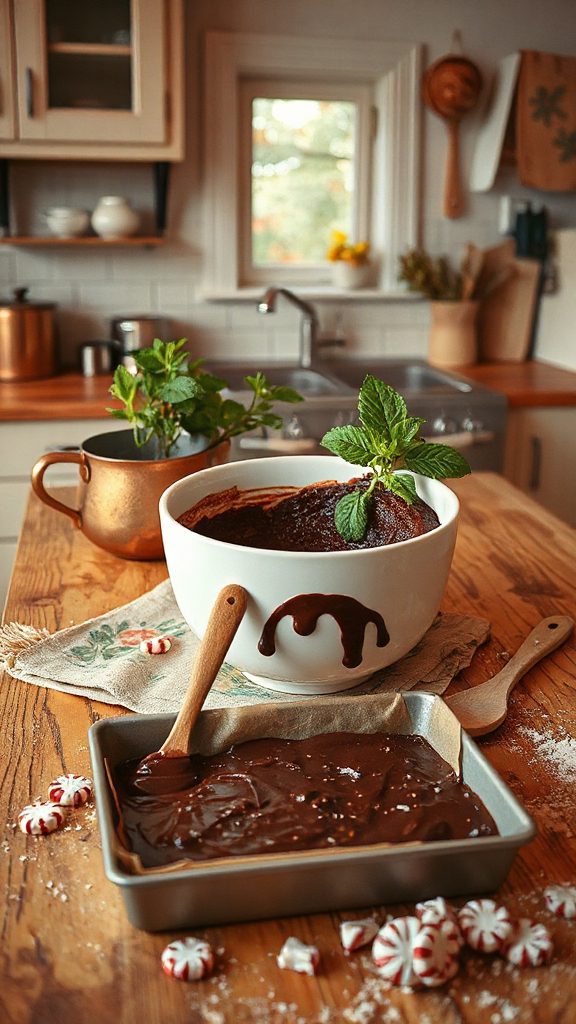 decadent mint chocolate brownies decadent mint chocolate brownies