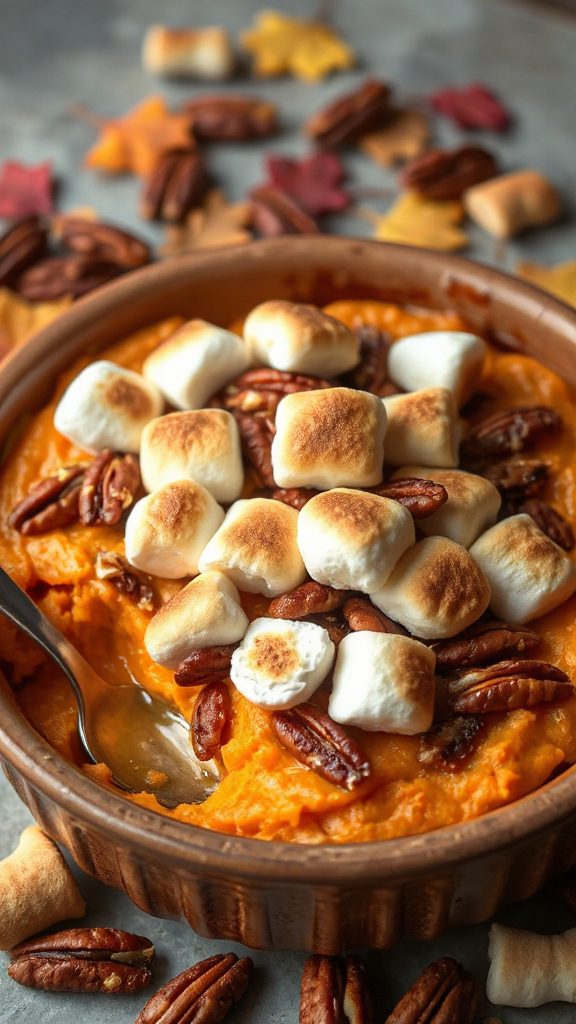 decadent pecan sweet potato bake