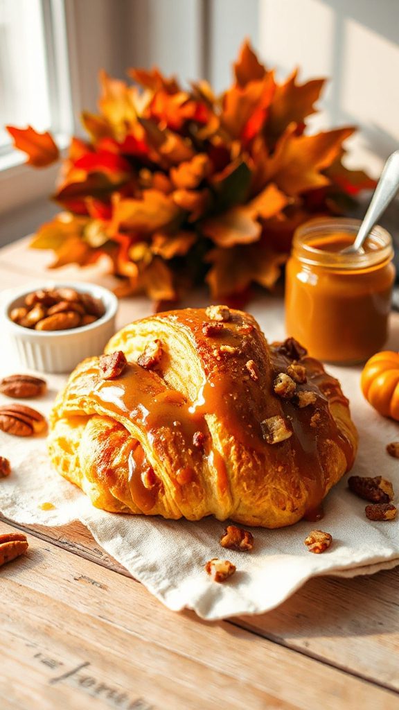 decadent pumpkin filled croissants decadent pumpkin filled croissants