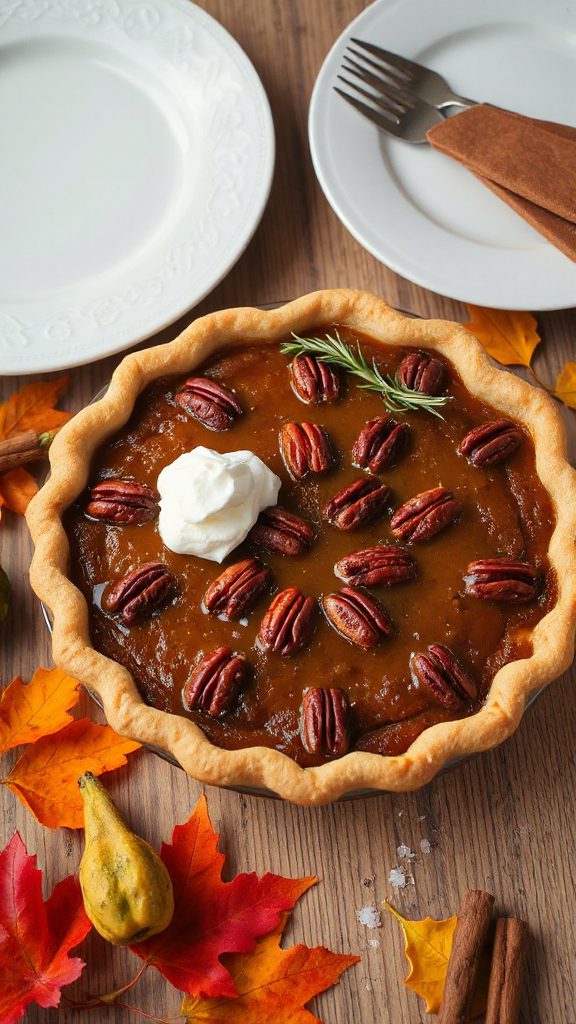 decadent salted caramel pecan