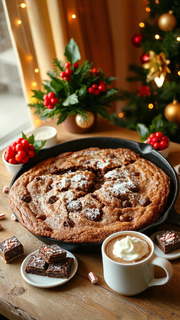 decadent skillet cookie delight