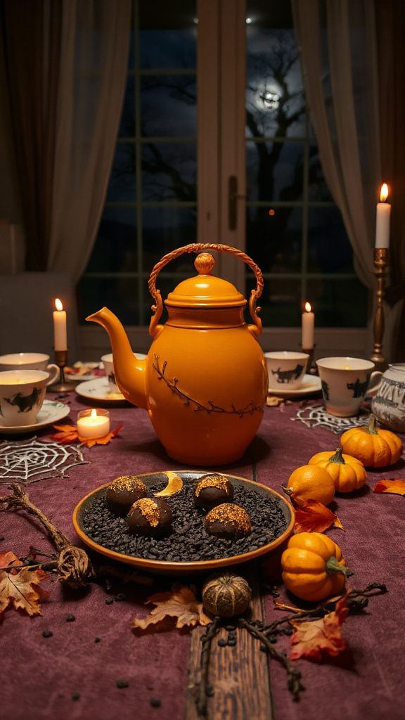 decadent spooky chocolate truffles