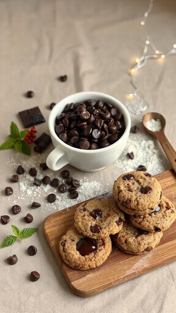 decadent whole wheat chocolate cookies