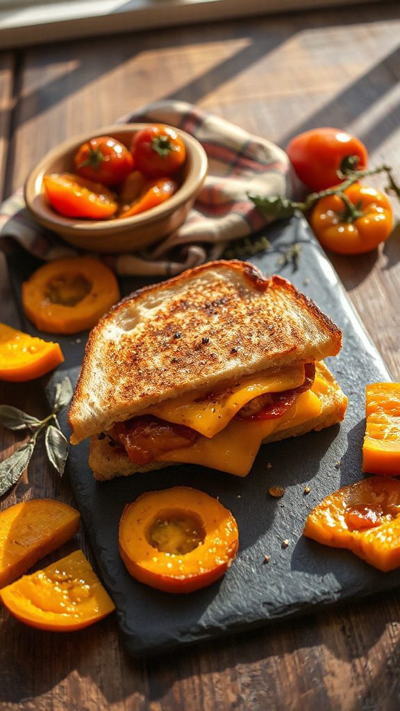 delectable squash and cheese sandwich delectable squash and cheese sandwich