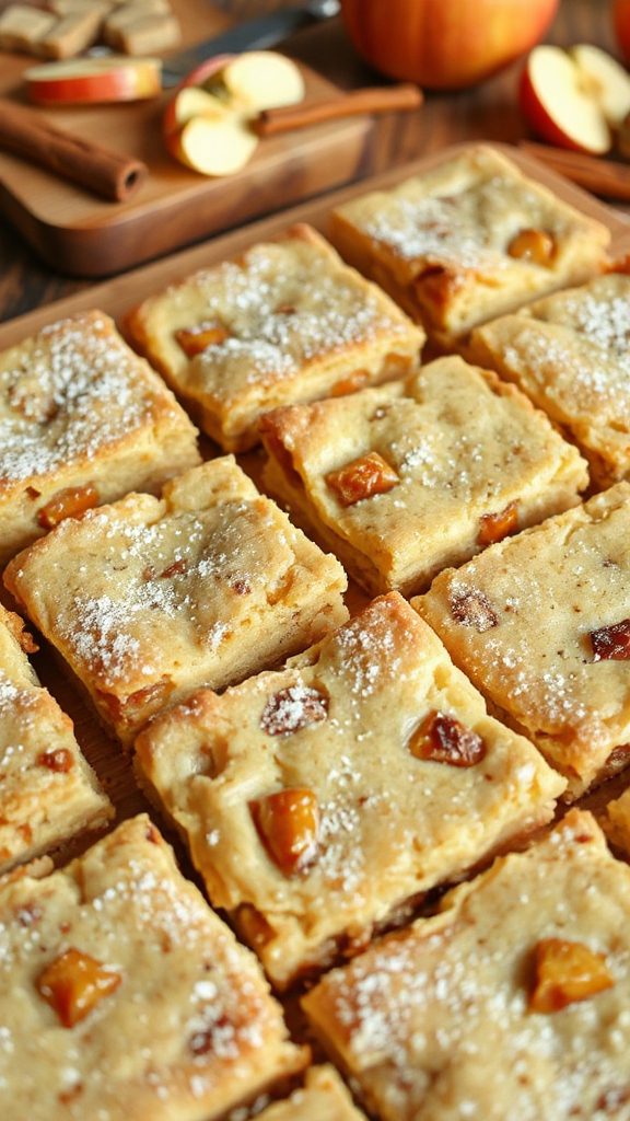 delicious apple dessert bars