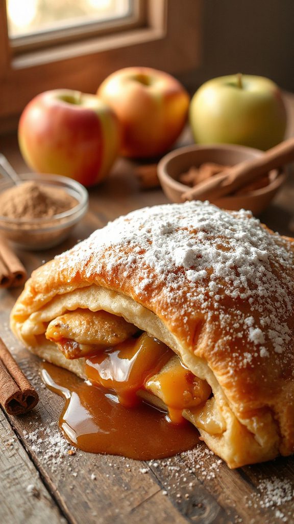 delicious apple filled pastries