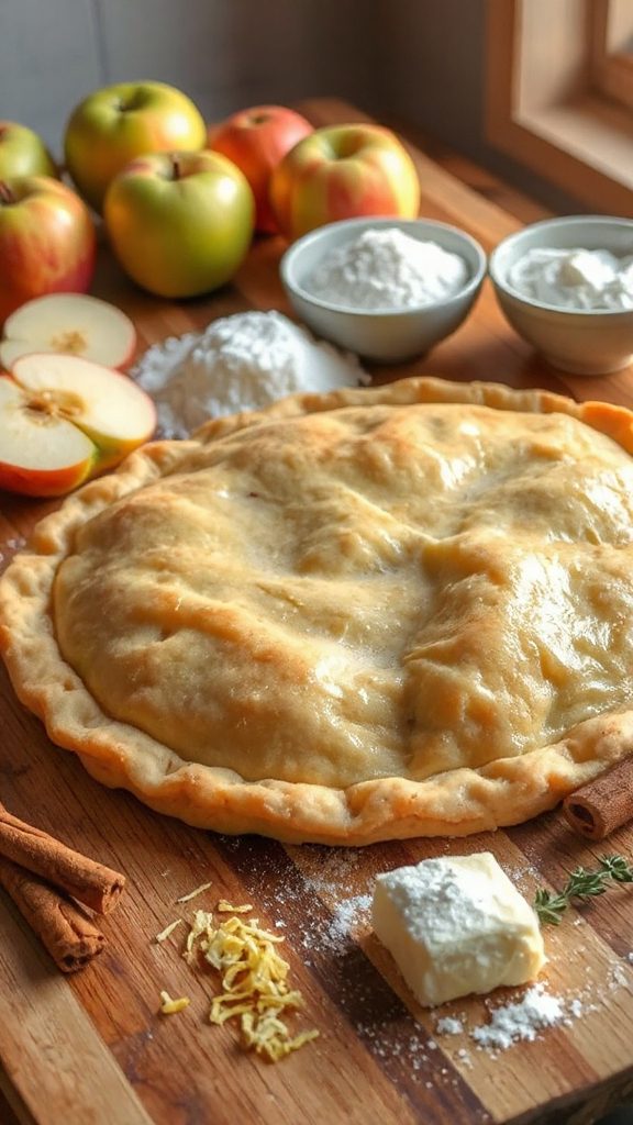 delicious apple slab pie