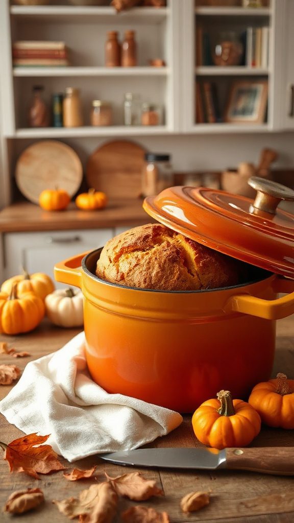 delicious autumn pumpkin bread
