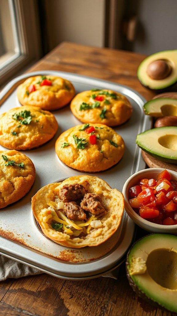 delicious breakfast burrito muffins delicious breakfast burrito muffins