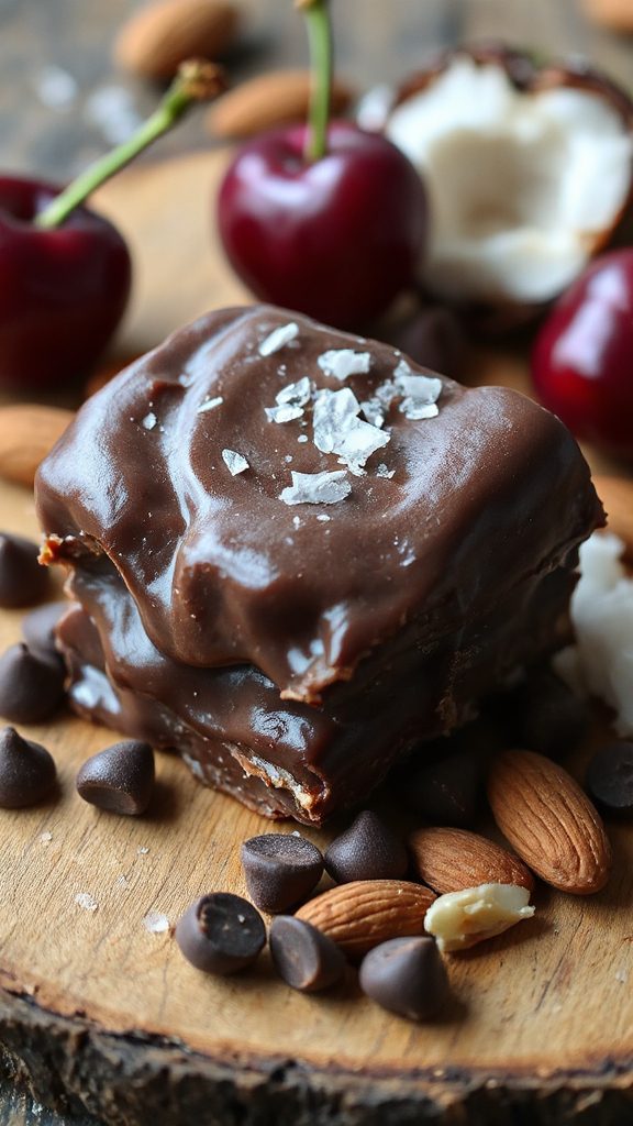 delicious chocolate cherry energy squares delicious chocolate cherry energy squares