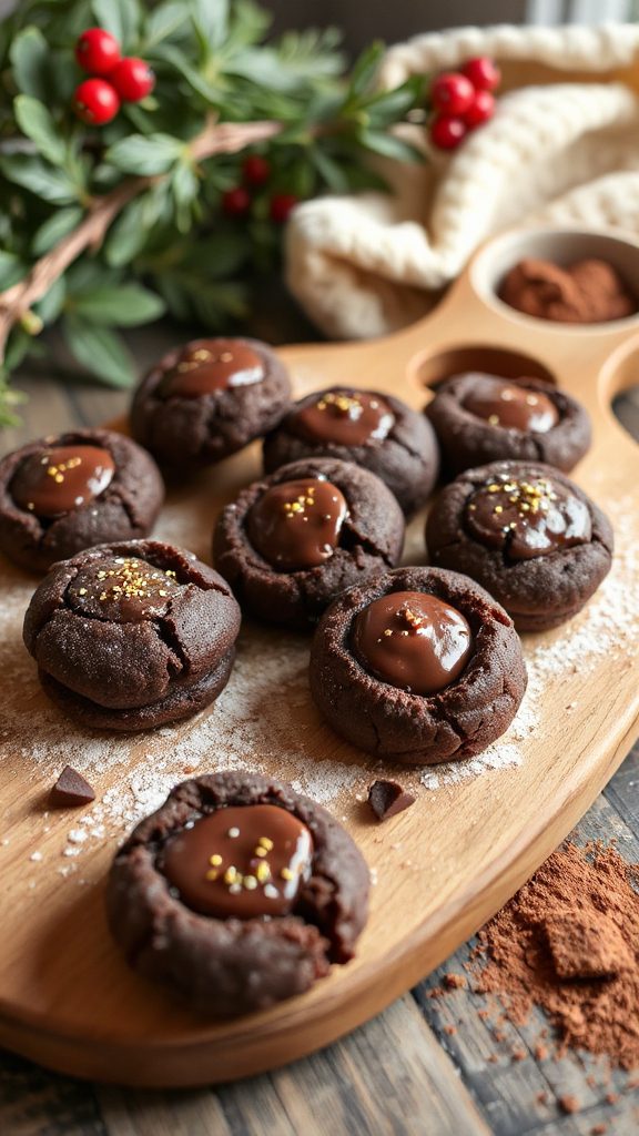 delicious chocolate fudge cookies