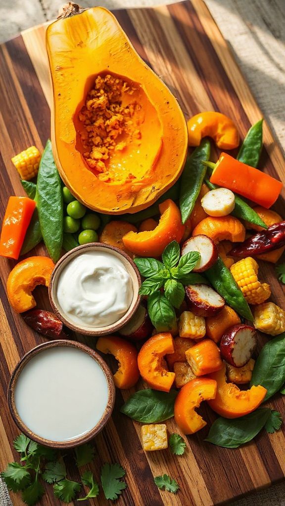 delicious creamy vegetable dish