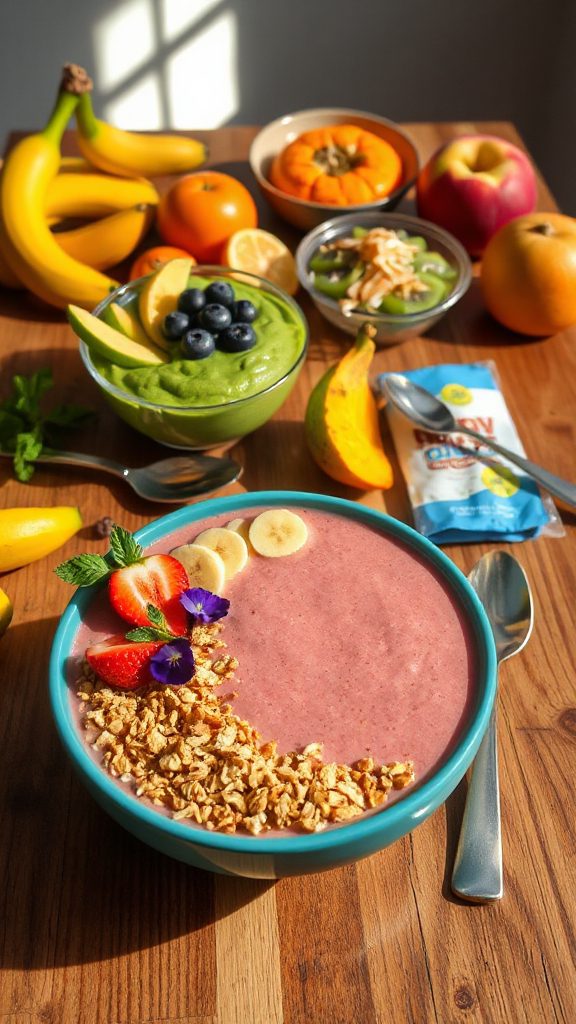 delicious customizable smoothie bowls