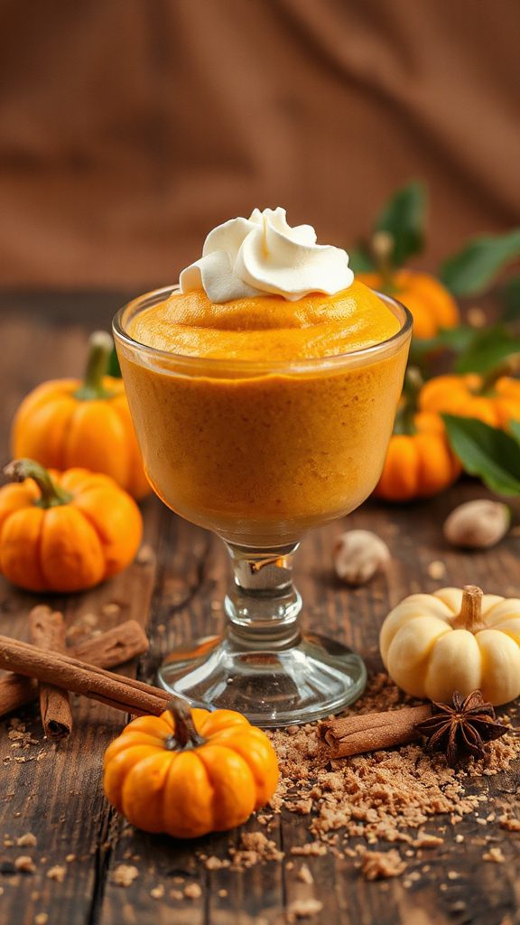 delicious fall themed dessert cups