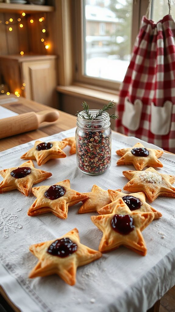 delicious festive star pastries delicious festive star pastries