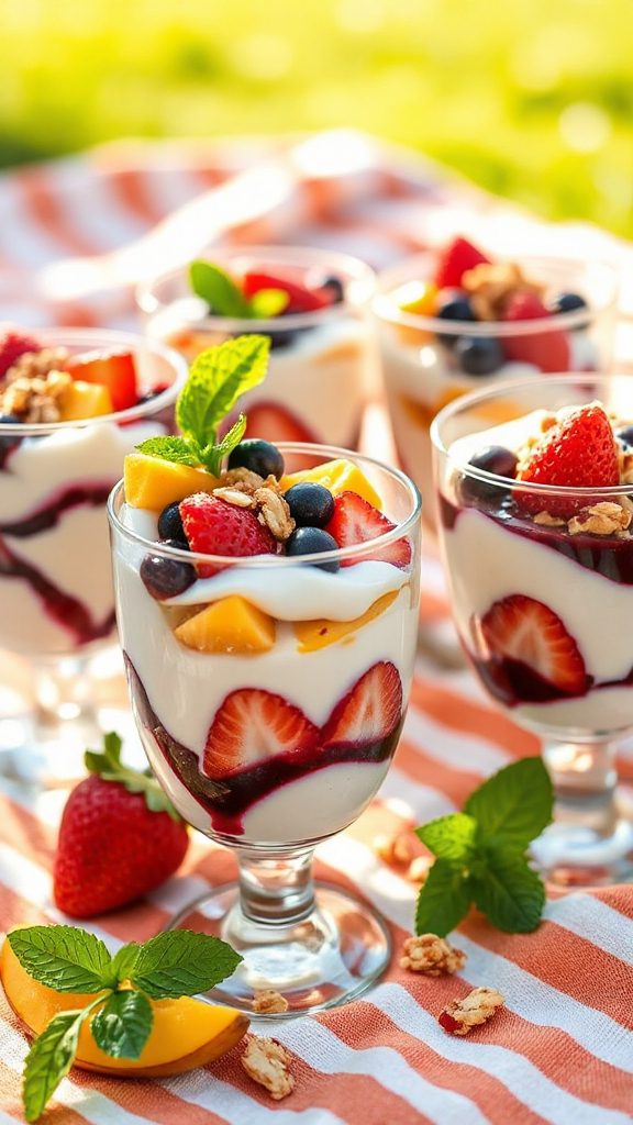 delicious layered yogurt treat