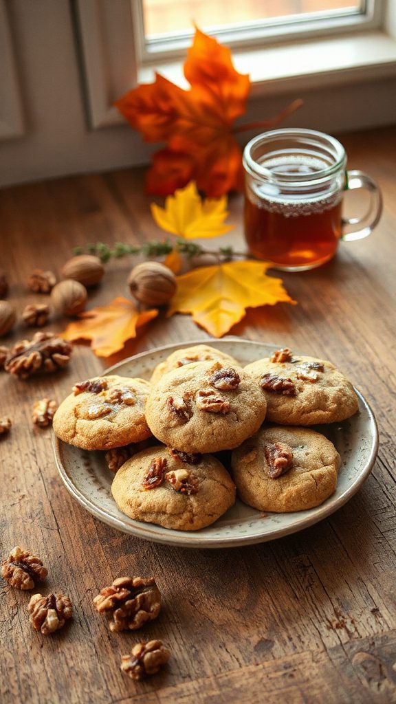 delicious maple walnut cookies