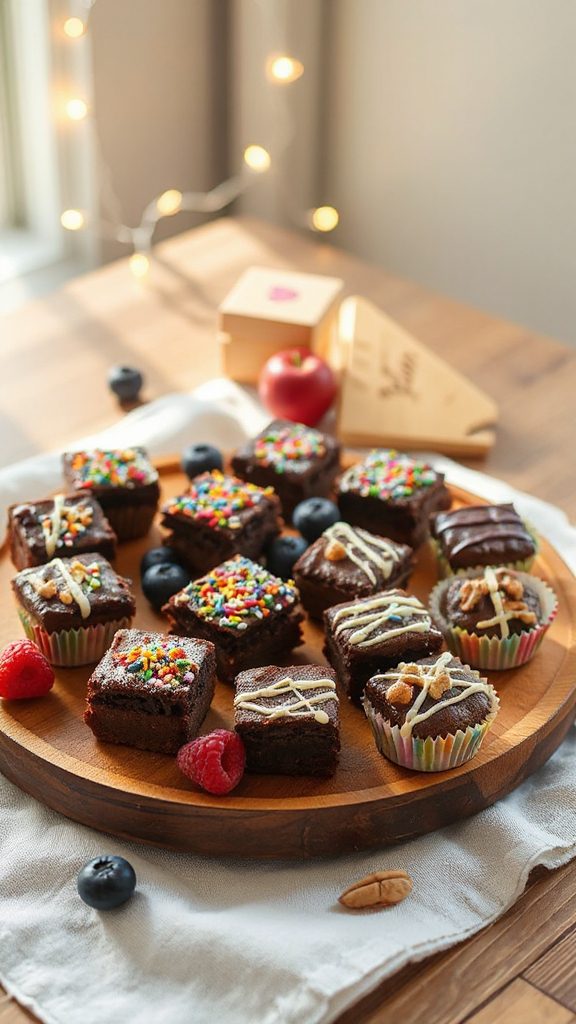 delicious mini brownie treats