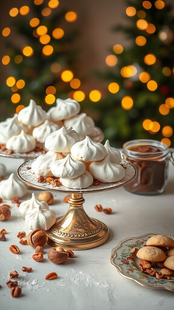delicious nutty meringue cookies