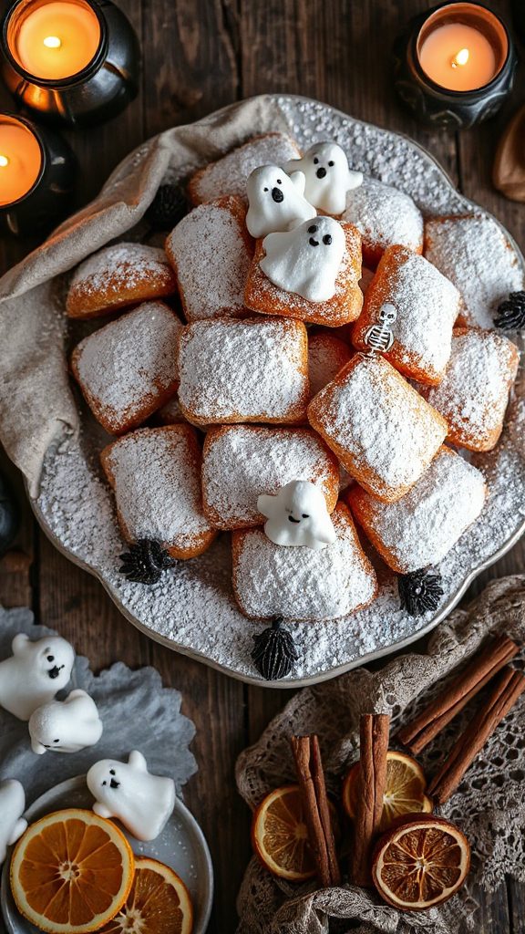 delicious powdered sugar beignets
