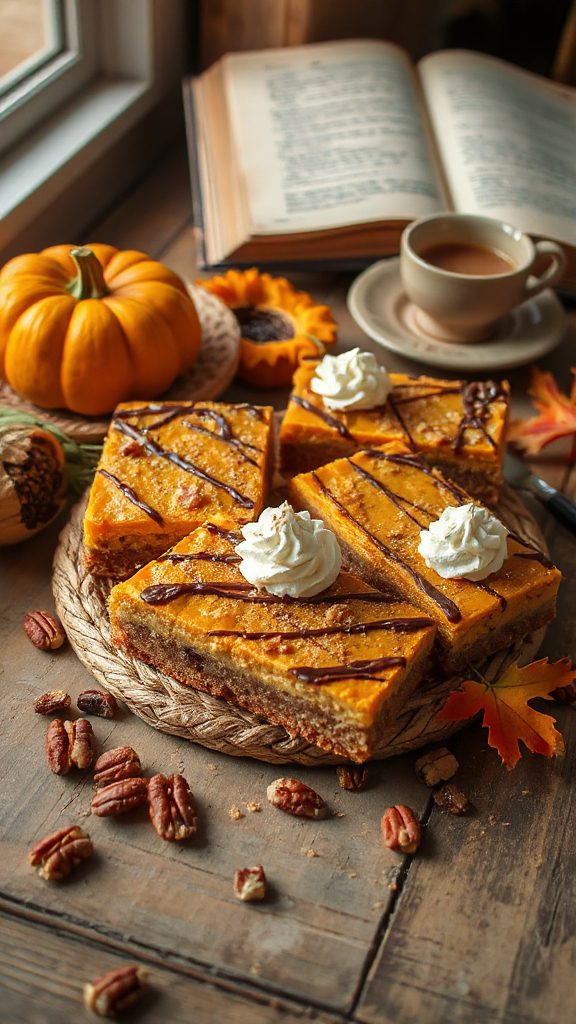 delicious pumpkin spice dessert