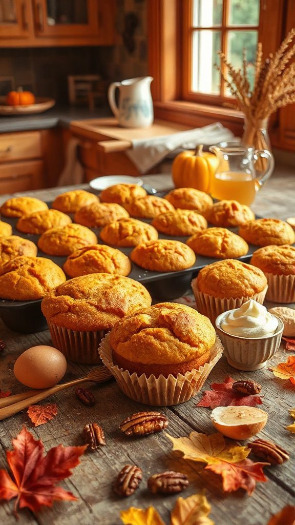 delicious pumpkin spice muffins